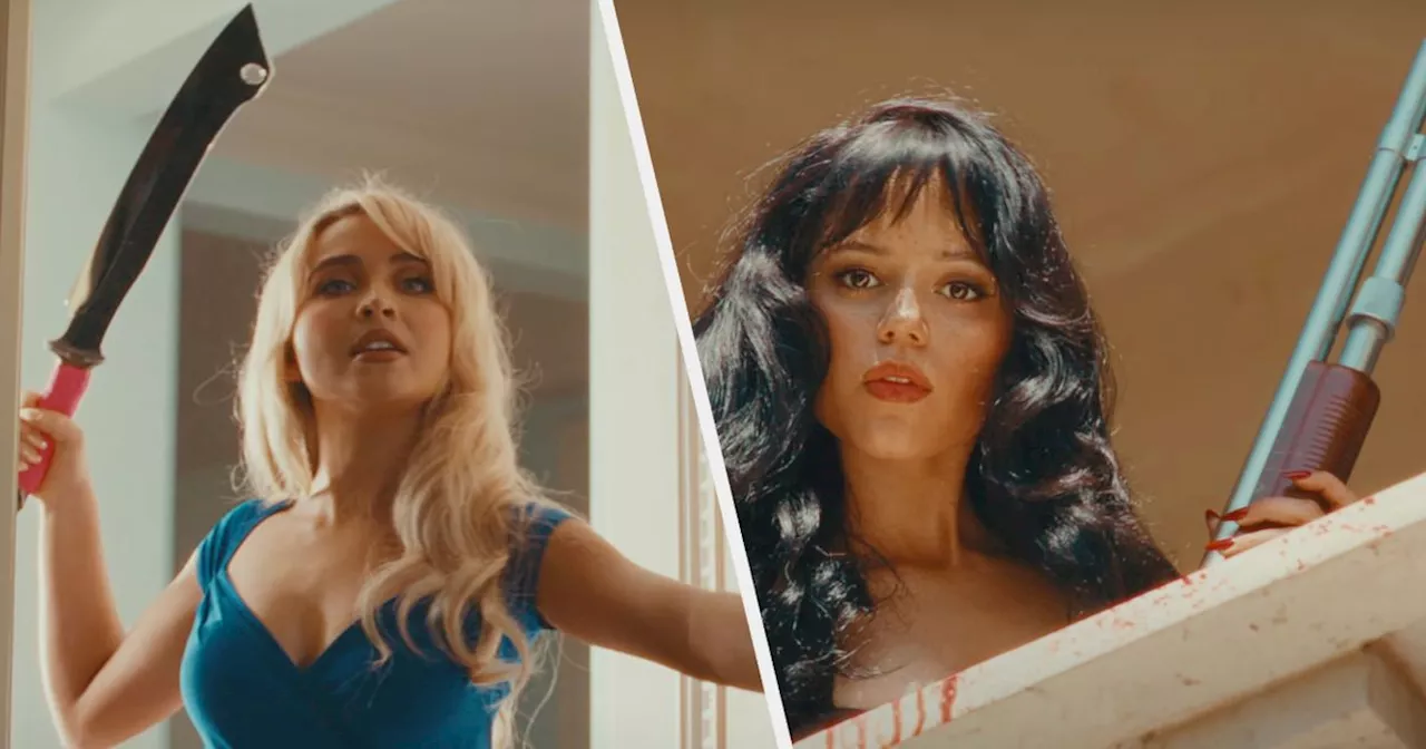 Sabrina Carpenter Fights Jenna Ortega To The Death In Truly Outrageous New Music Video