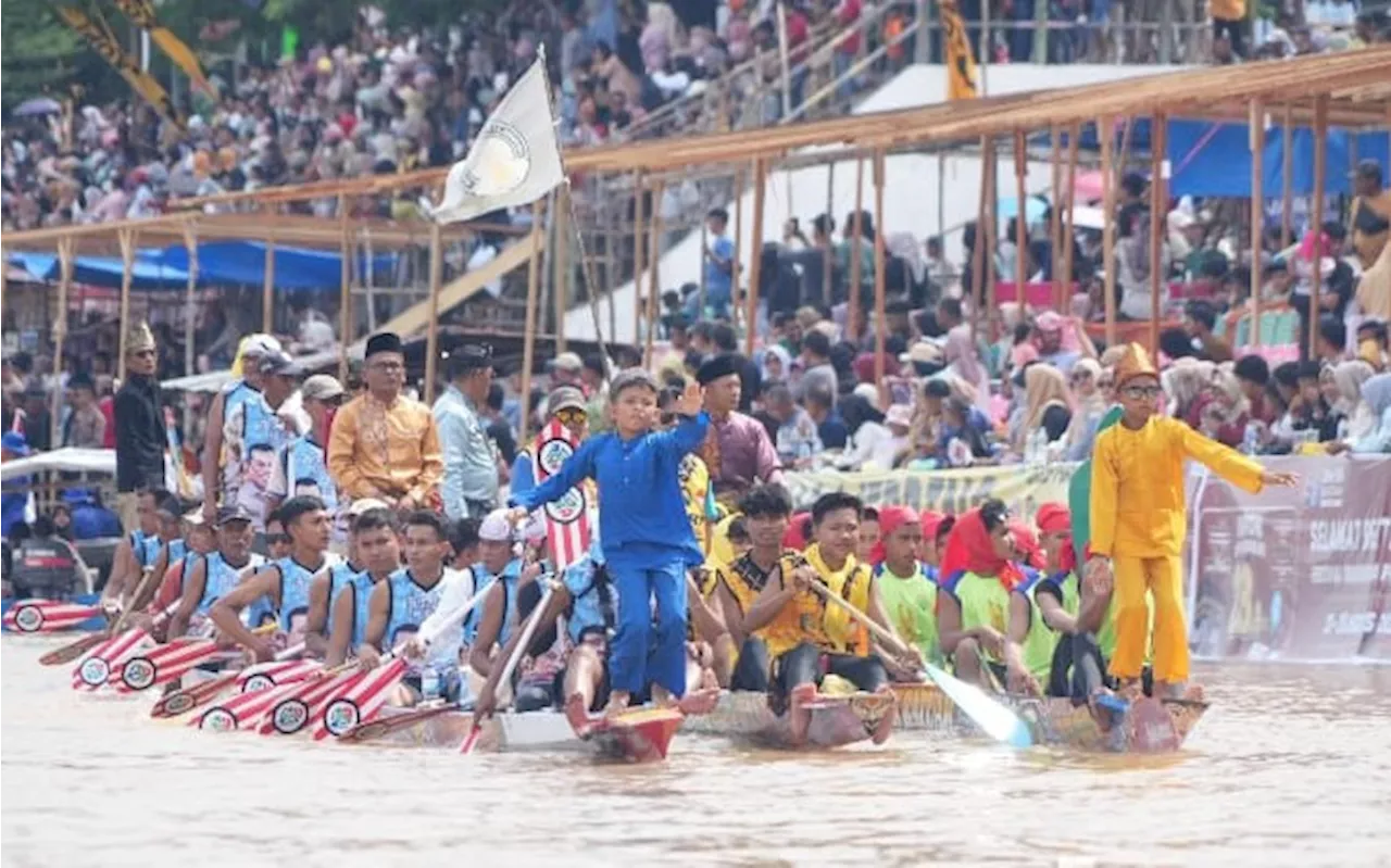 Innalillahi, Seorang Atlet Pacu Jalur di Kuansing Meninggal saat Sampai Garis Finis