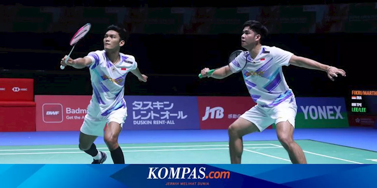 Hasil Japan Open 2024: Menang dengan Skor Kembar, Fikri/Daniel ke Semifinal