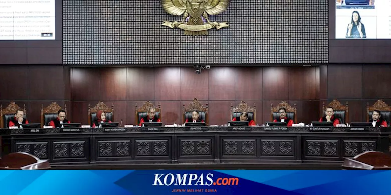 Kilas Balik MK Pernah Hapus Pasal Larangan Politik Dinasti