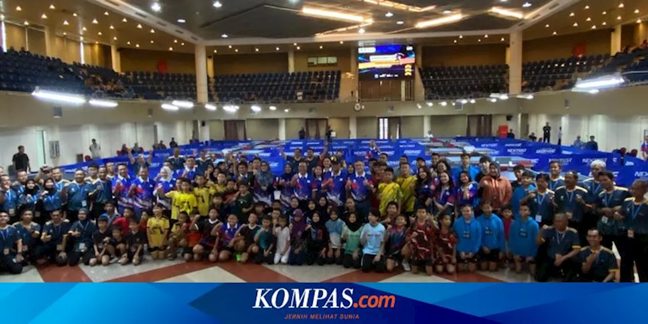 Kompetisi Tenis Meja Pelajar Nasional 'Piala Rektor UT 2024' Resmi Dibuka