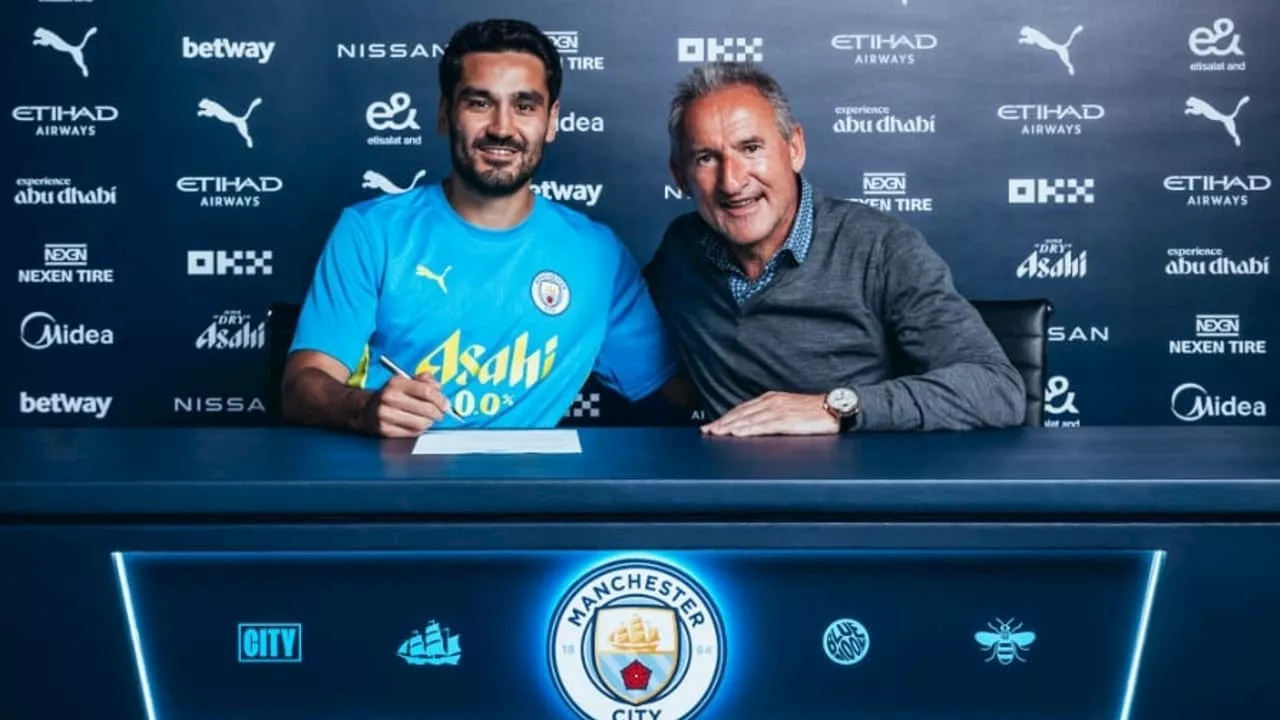 Manchester City anuncia retorno de Gundogan, depois de passar pelo Barcelona