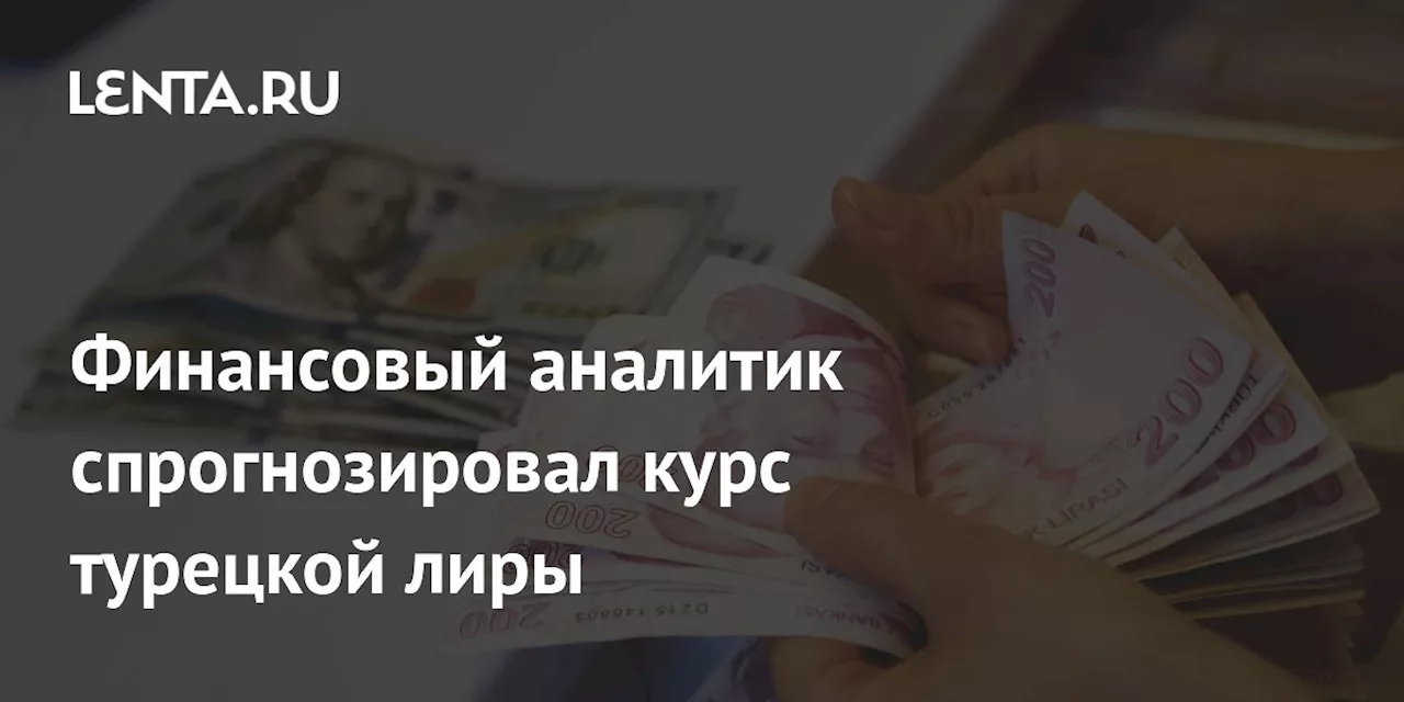 Финансовый аналитик спрогнозировал курс турецкой лиры