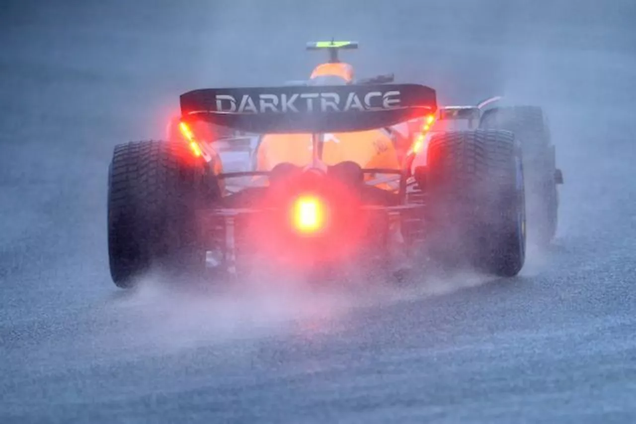 Lando Norris domine la première séance d'essais libres à Zandvoort sous la pluie