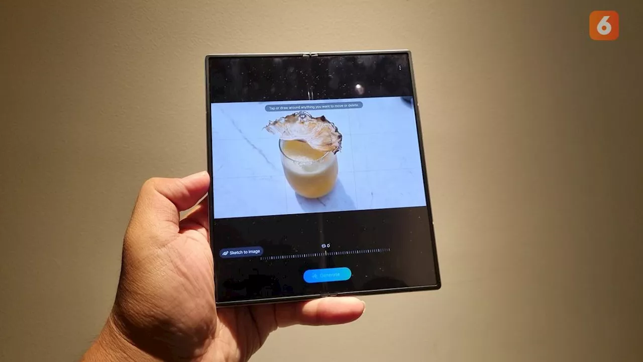 Buat Foto Liburan Makin Seru dengan Sketch to Image di Samsung Galaxy Z Fold6