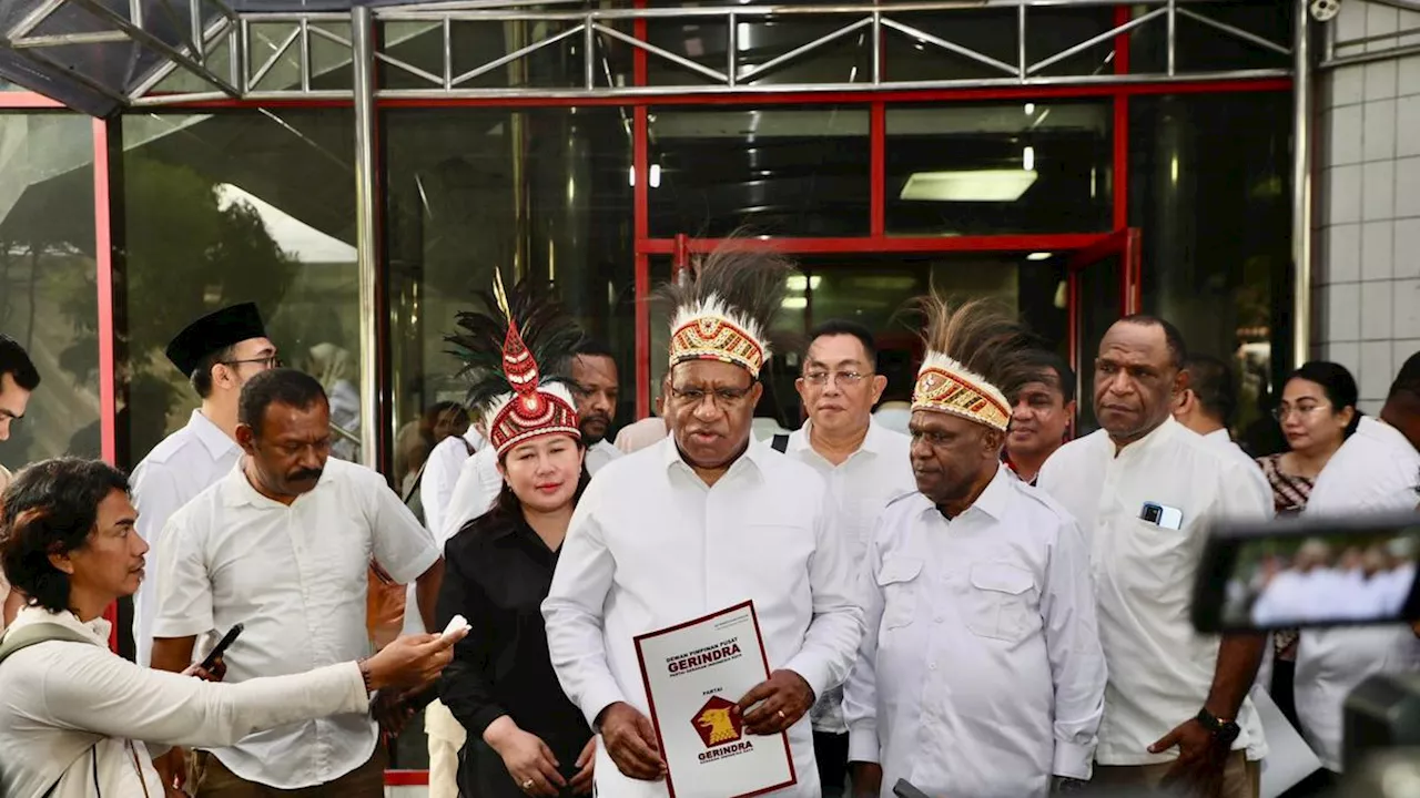 Diusung Gerindra Jadi Cagub, John Wempi Wetipo Berkomitmen Bangun Papua Tengah