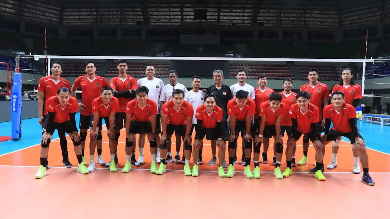 SEA V League 2024: Timnas Voli Putra Indonesia Siap Tempur