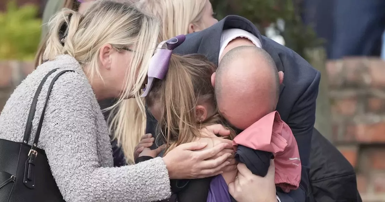 Mourners line street for funeral of Southport victim Elsie Dot Stancombe