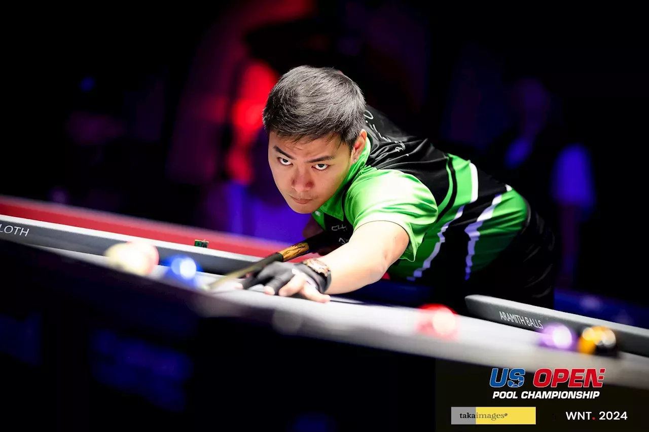 PH pool aces Chua, Roda clash in Last 16 of US Open Philippines