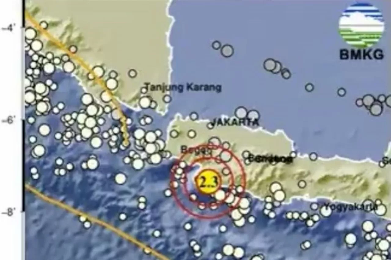 Gempa M 2.3 Guncang Kabupaten Sukabumi