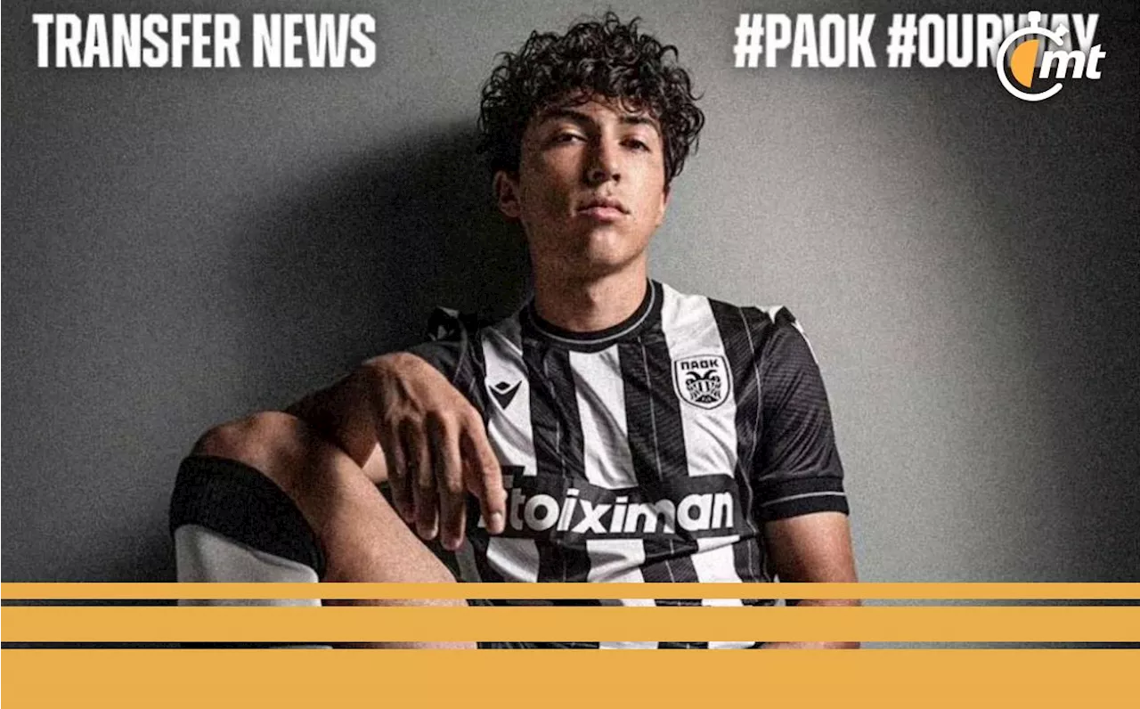 ¡OFICIAL! Mexicoamericano Jonathan Gómez ficha por el PAOK de Grecia