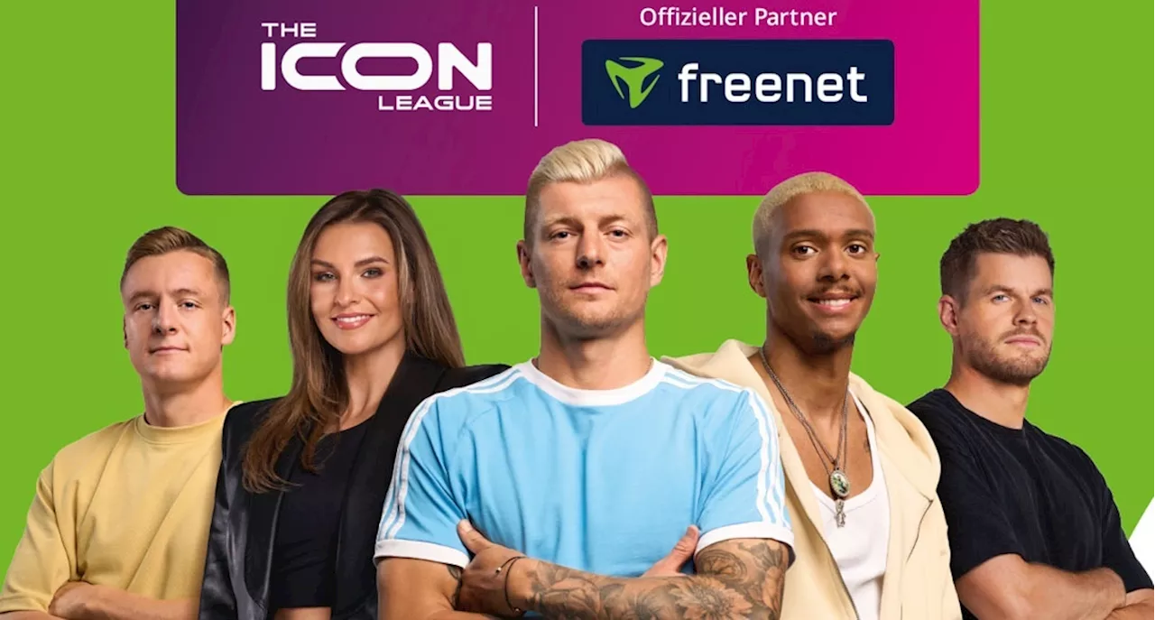 Kampagne: Bei Freenet läufts mit Toni Kroos und der Icons League