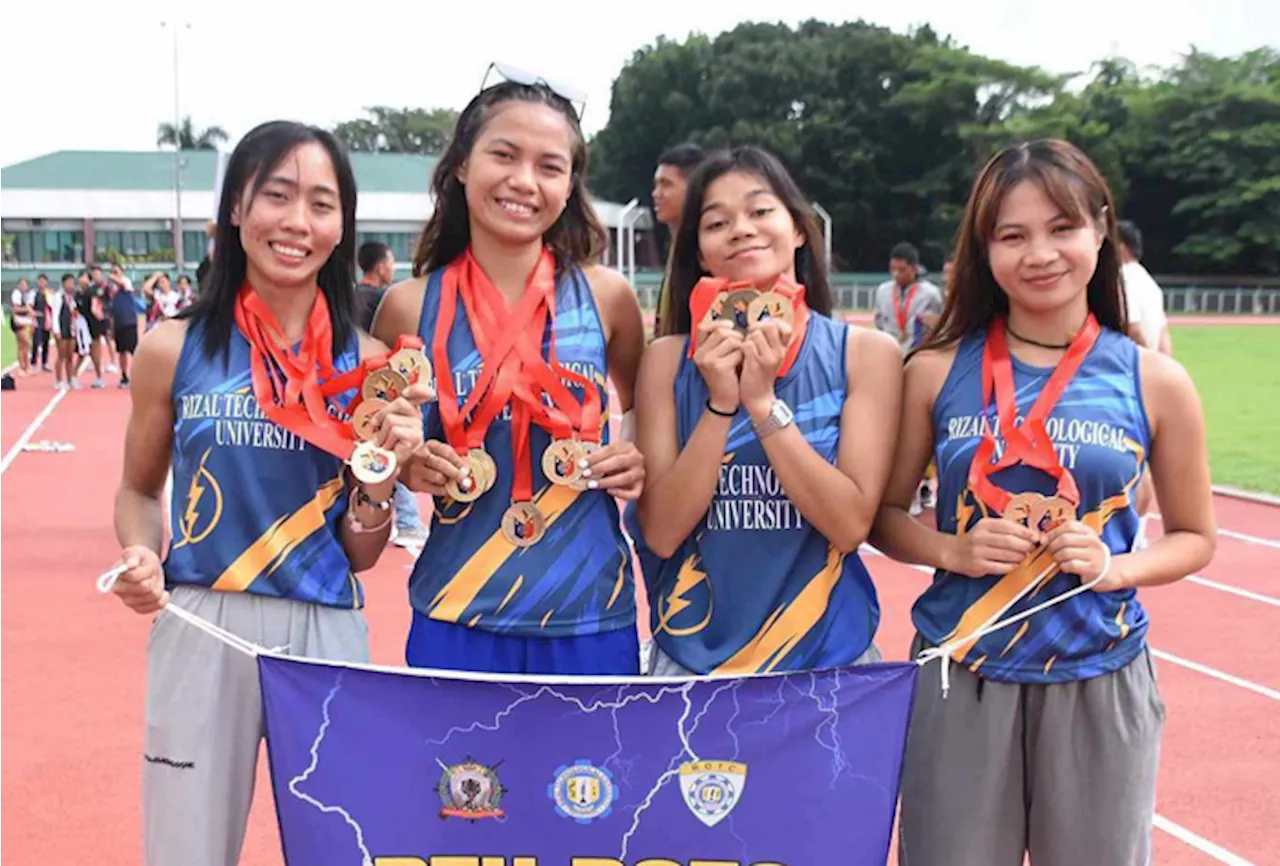 Rizal Tech U bet shines as top athlete of ROTC Games