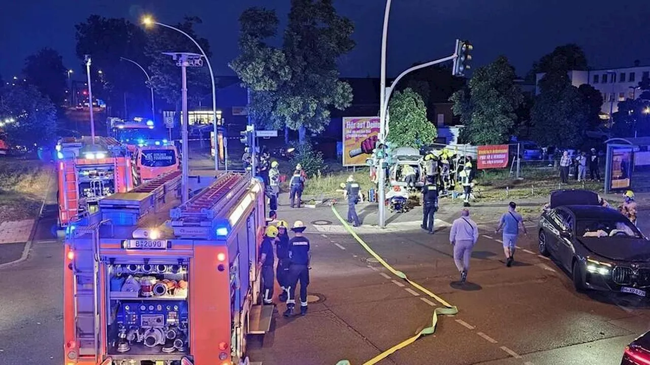 Schwerer Unfall in Rudow: Rettungshubschrauber im Einsatz