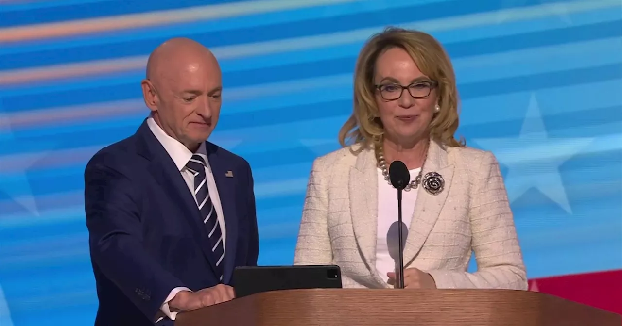 Gabby Giffords says Kamala Harris will 'beat the gun lobby' at the DNC