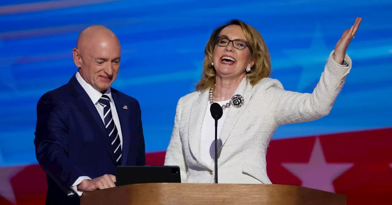 Former Rep. Gabby Giffords, a shooting survivor, honors Biden and praises Harris in convention speech