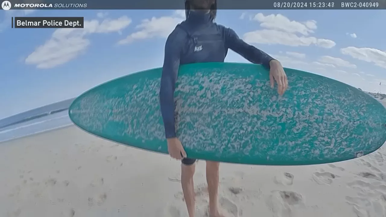 NJ police release body cam video amid surfer beach badge arrest controversy