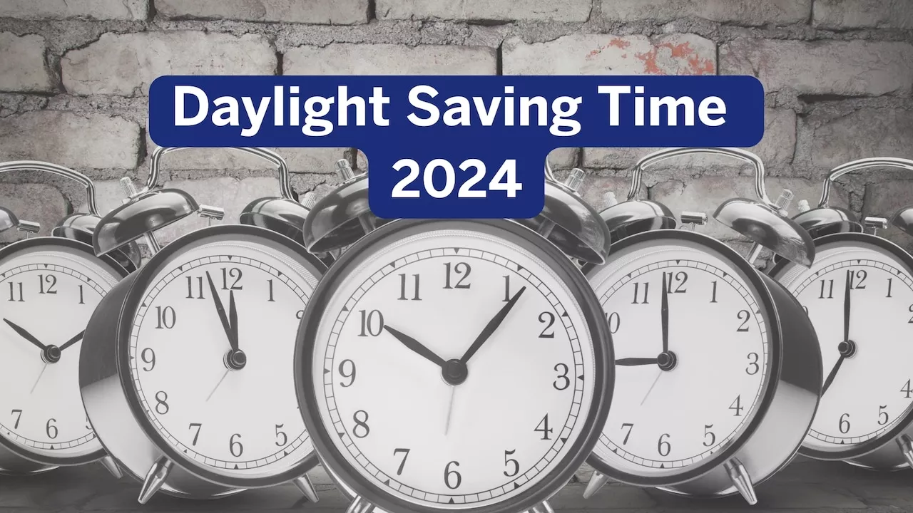 When does Daylight Saving Time end this year and clocks fall back in 2024?