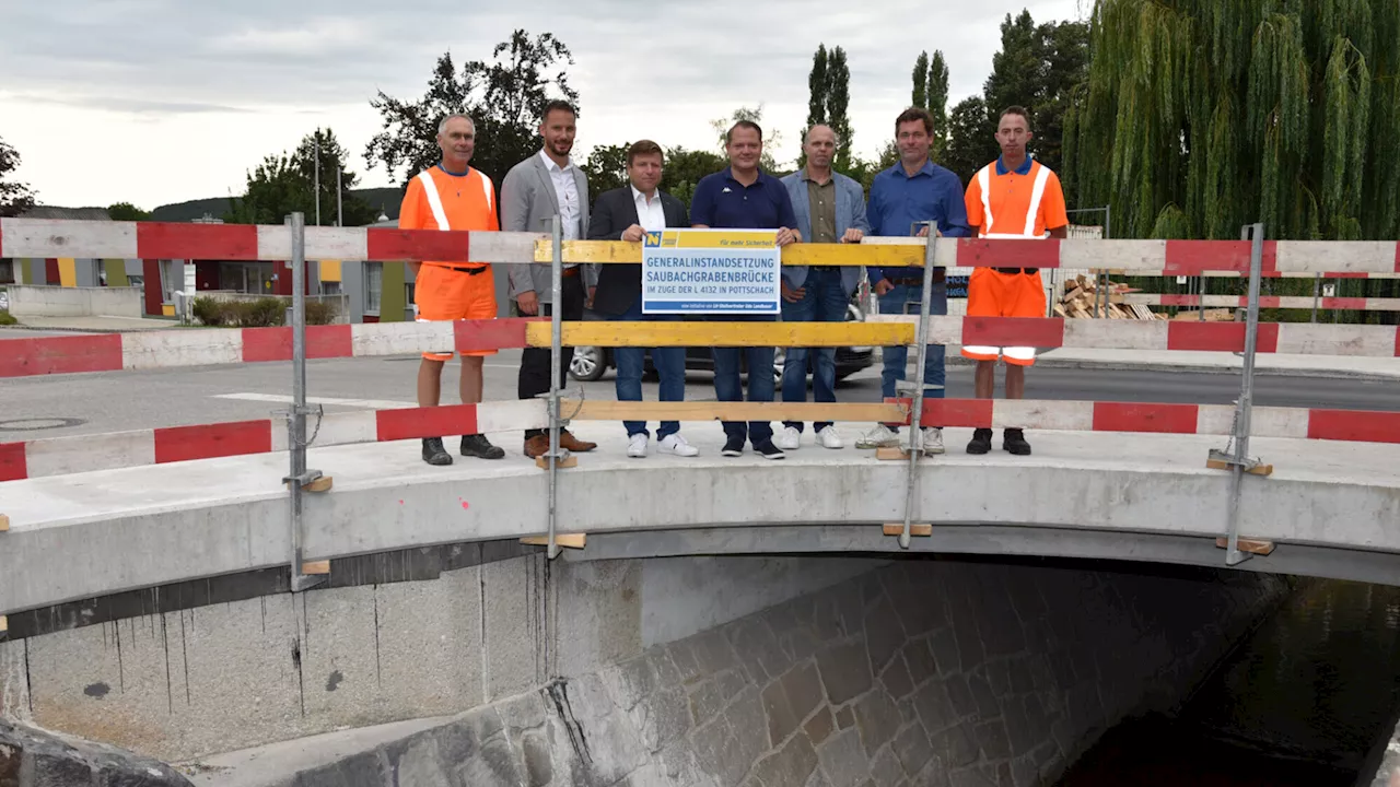 Freie Fahrt über Pottschacher Saubachbrücke