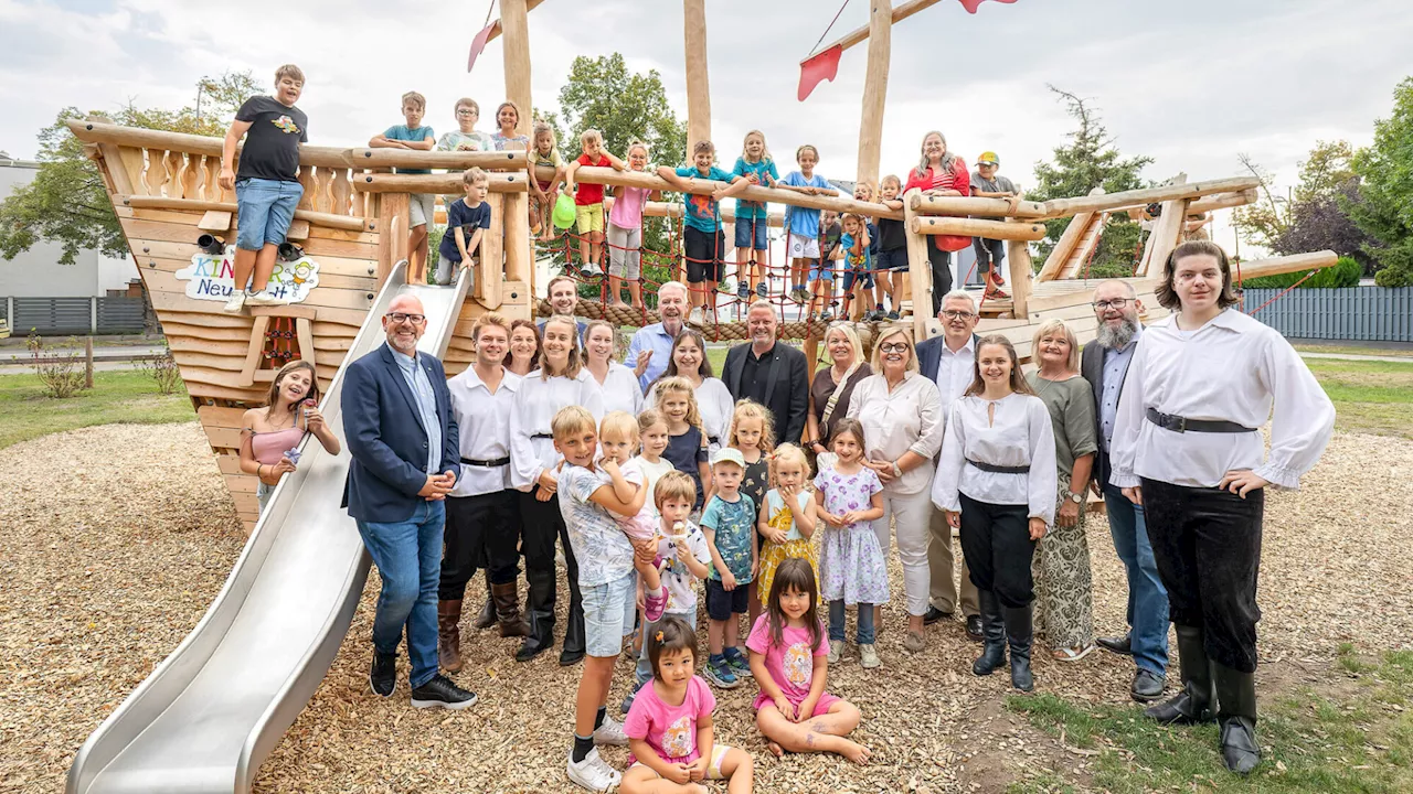 „Piratenschiff-Spielplatz“ in Wiener Neustadt offiziell eröffnet