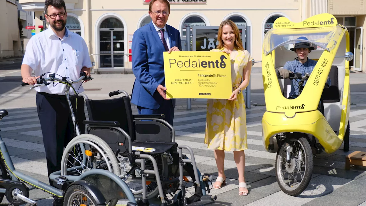 St. Pöltner Pedalente mausert sich: Schon über 2.000 Fahrgäste