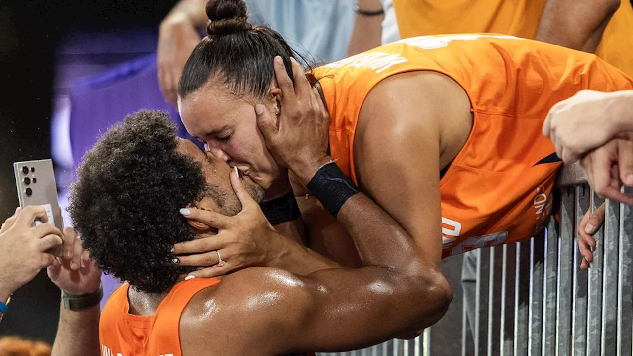 Basketballer Van der Horst trouwde vlak na Spelen: 'Twee keer goud, week van mijn leven'