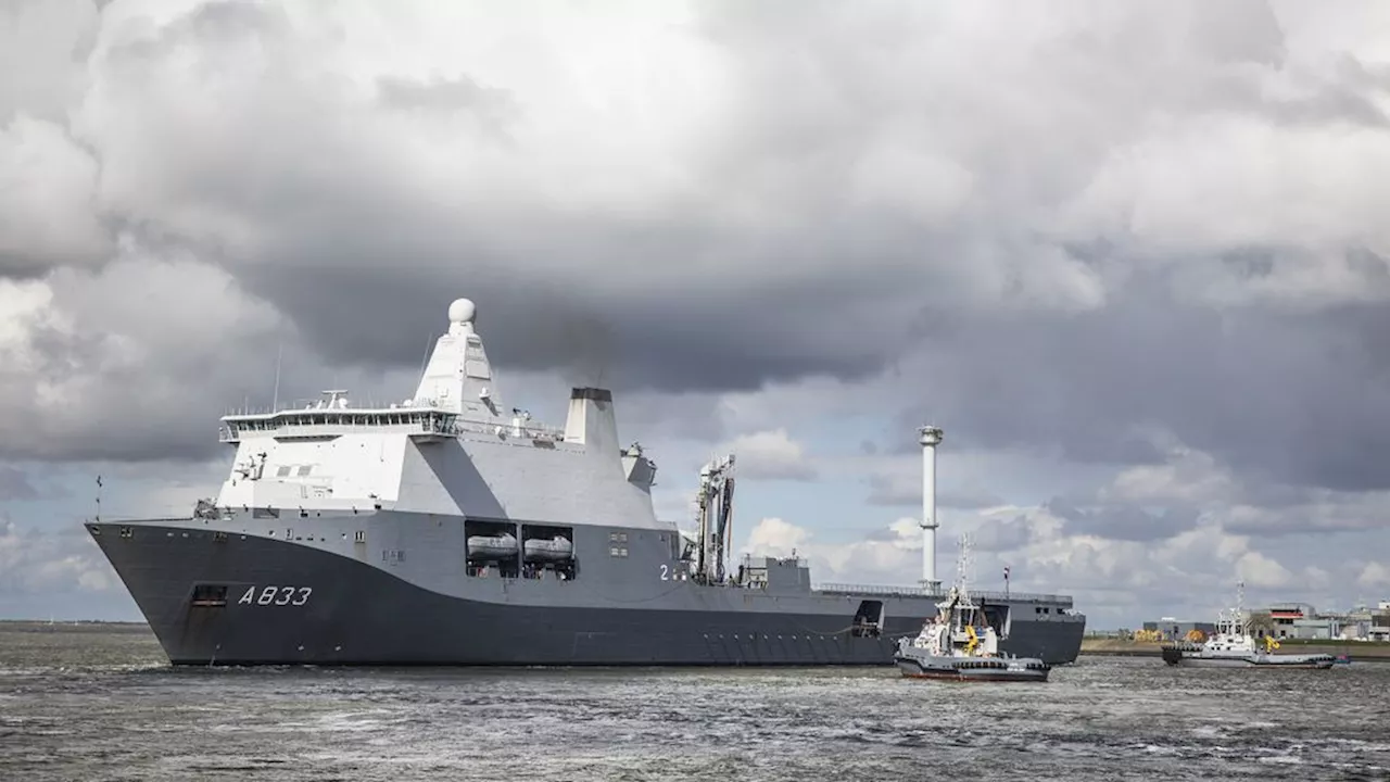 Marineschip Karel Doorman keert terug in Den Helder na missie bij Jemen