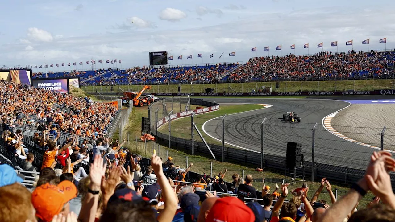 Vijfde tijd voor Verstappen in zonnige tweede training Zandvoort, Russell de snelste