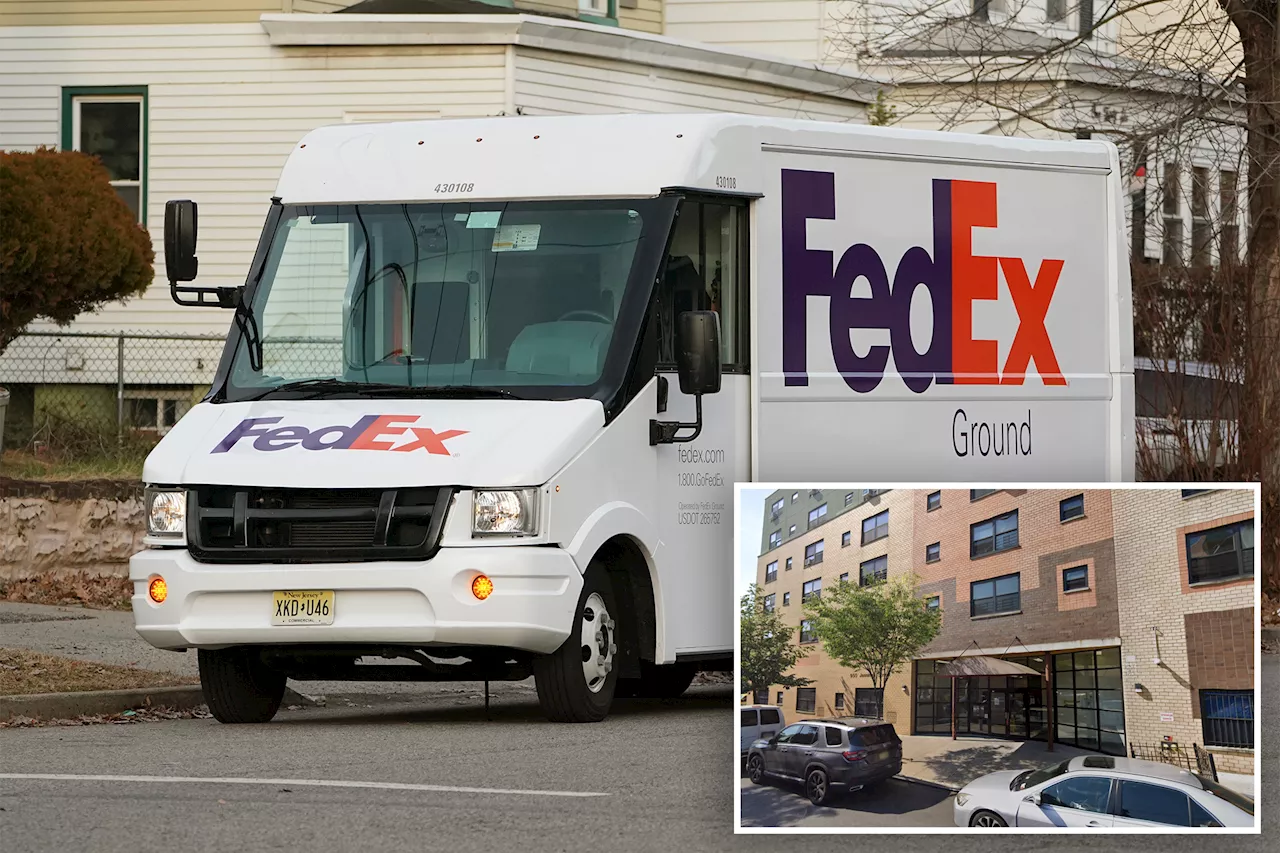 FedEx deliveryman grazed by stray bullet while working in the Bronx