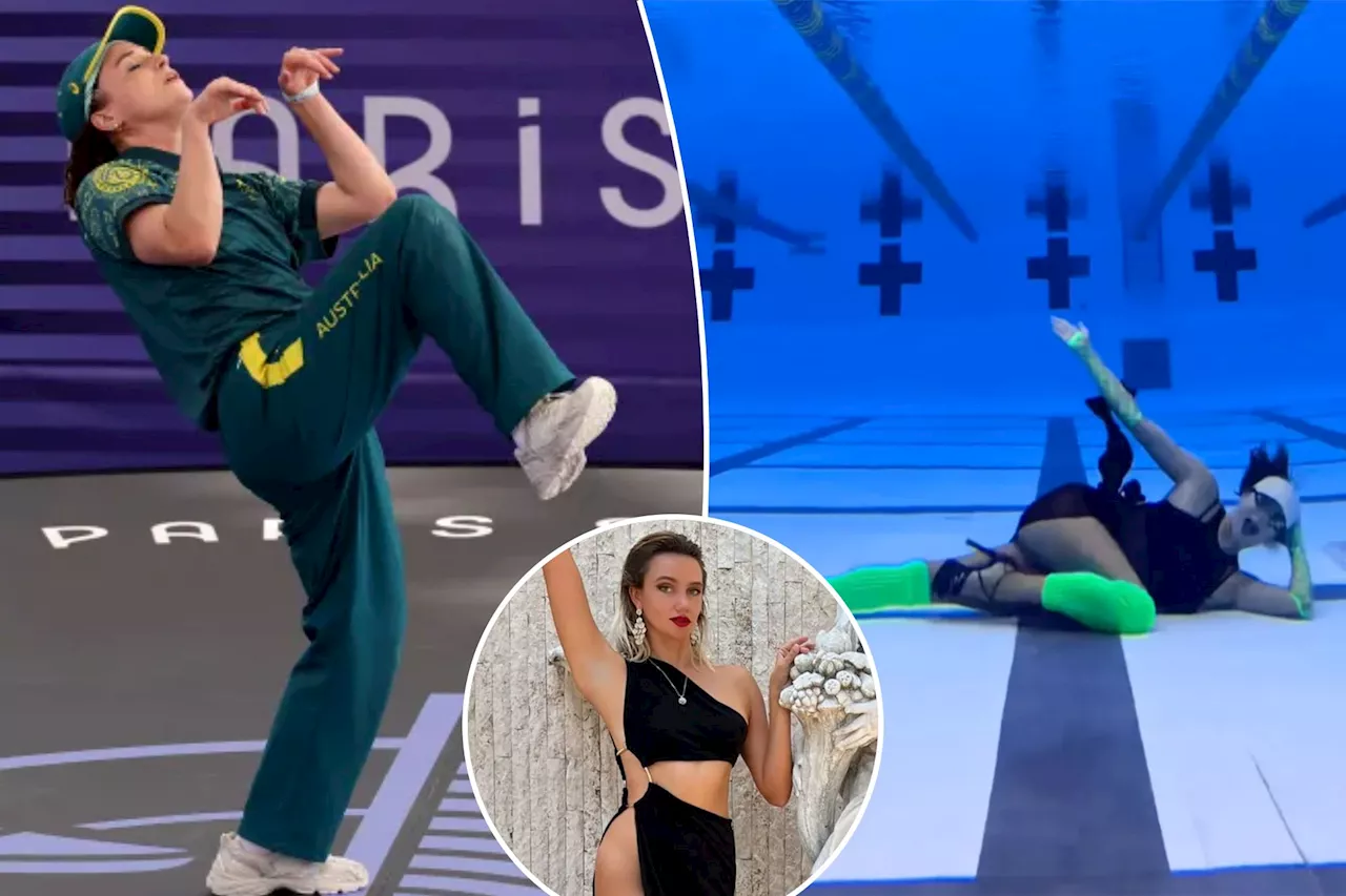 Synchronized swimmer recreates Raygun's brutal Olympics routine