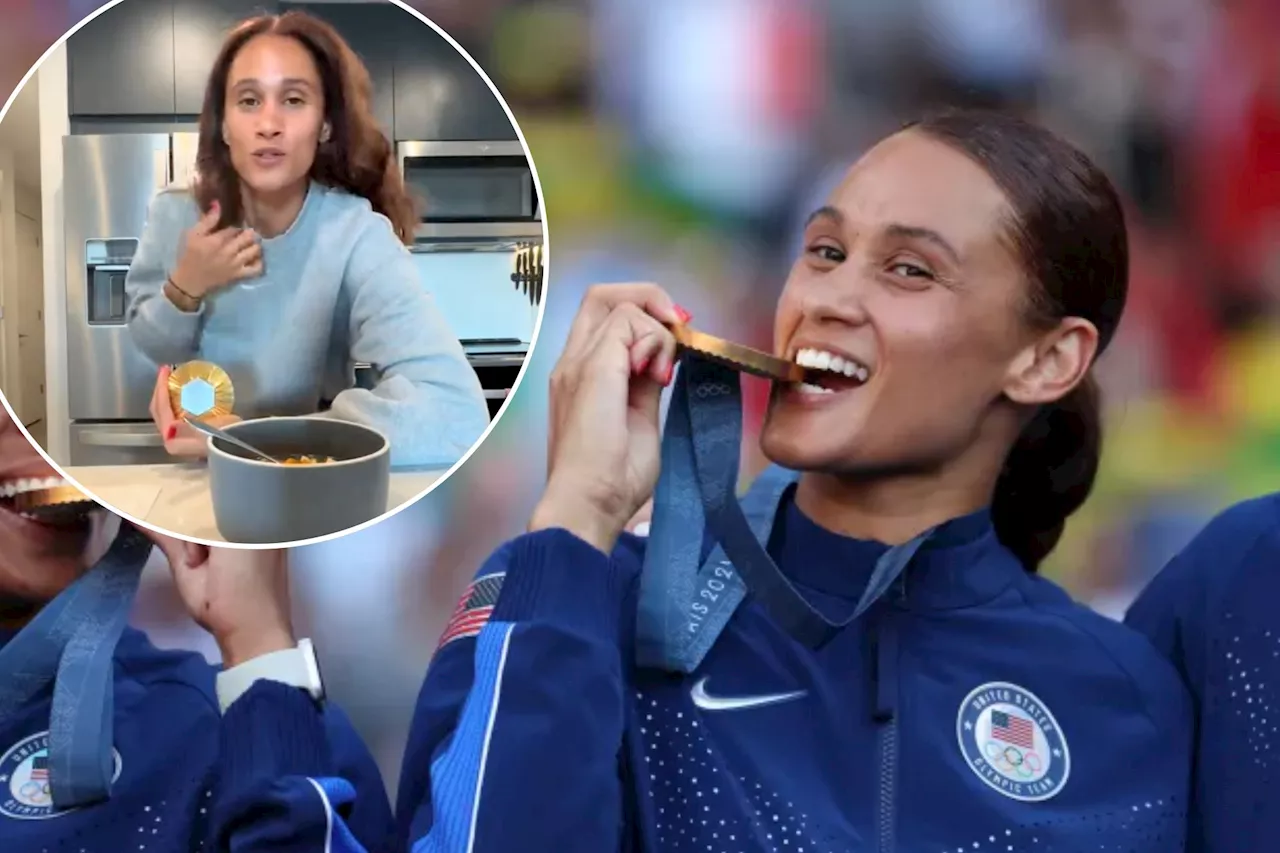 USWNT star Lynn Williams broke her Olympic gold medal: 'World's most expensive coaster'