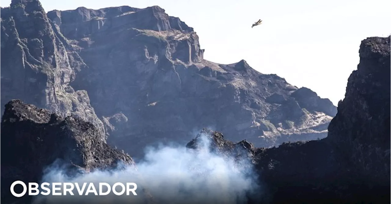 Madeira: Fogo lavra na Ponta do Sol em zona mais próxima de casas