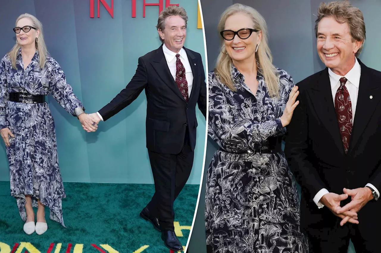 Martin Short, Meryl Streep hold hands at 'Only Murders' premiere after shutting down dating rumors