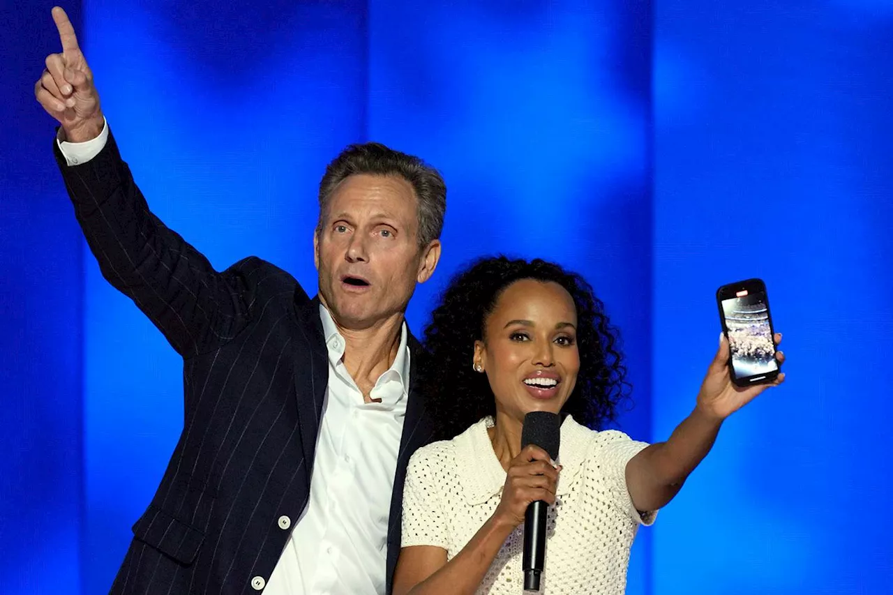 Tony Goldwyn Crashes Kerry Washington's DNC Appearance for Surprise Scandal Reunion: 'You Gotta Go'