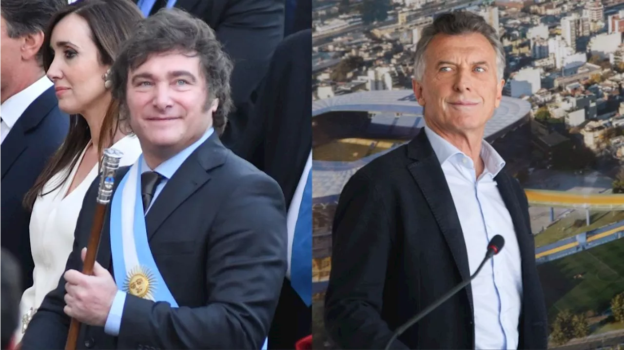 Milei defendió a Karina y Santiago Caputo, con críticas Macri