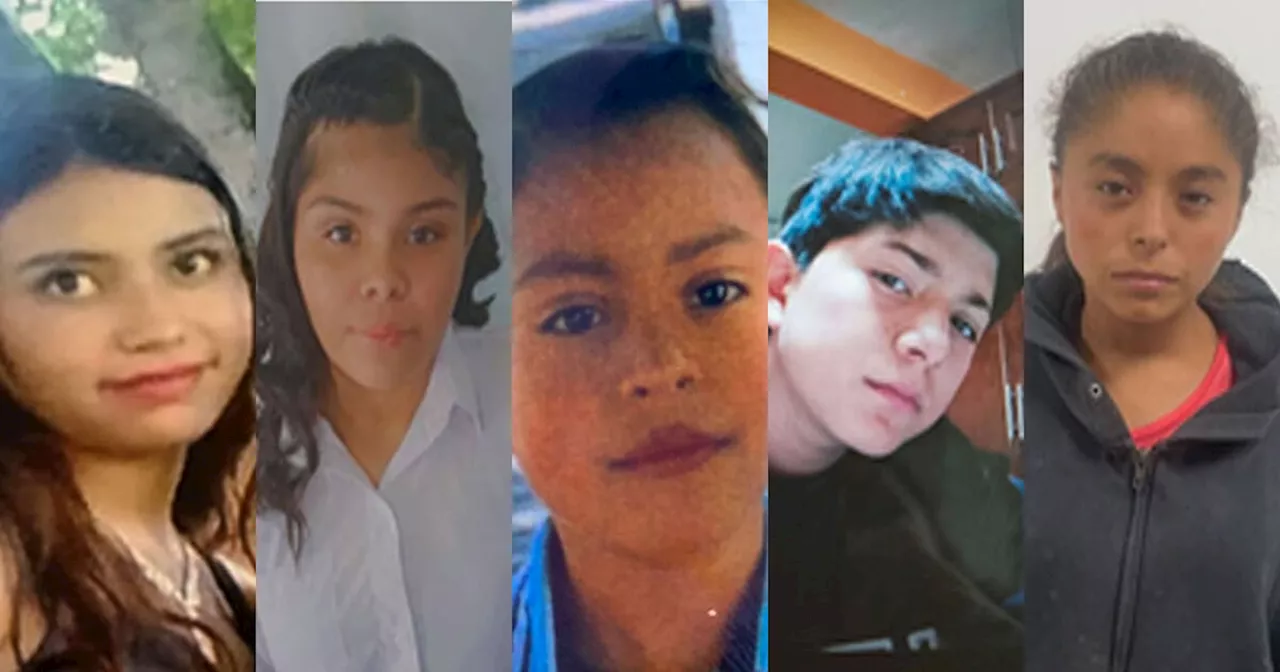 Buscan a Joselyn, Dulce, Josué, Cristian y María, menores desaparecidos en Guanajuato