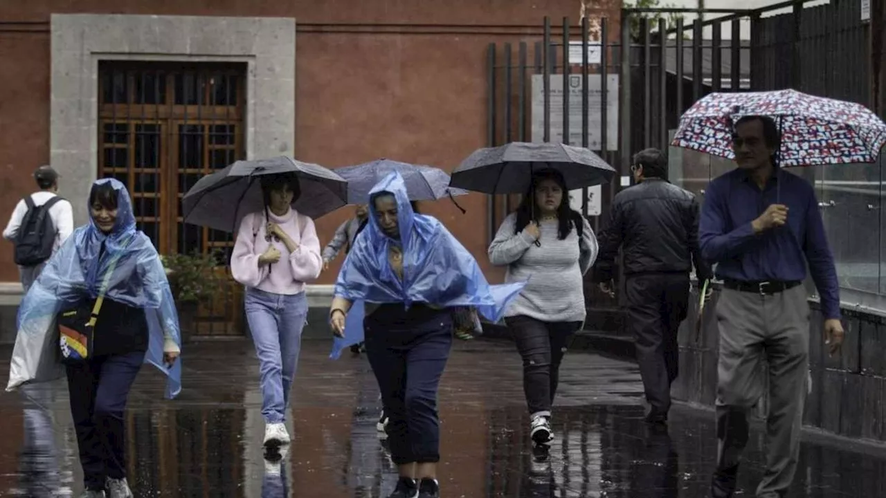 Saca el paraguas, clima hoy: ¿en dónde se esperan fuertes lluvias y granizadas?