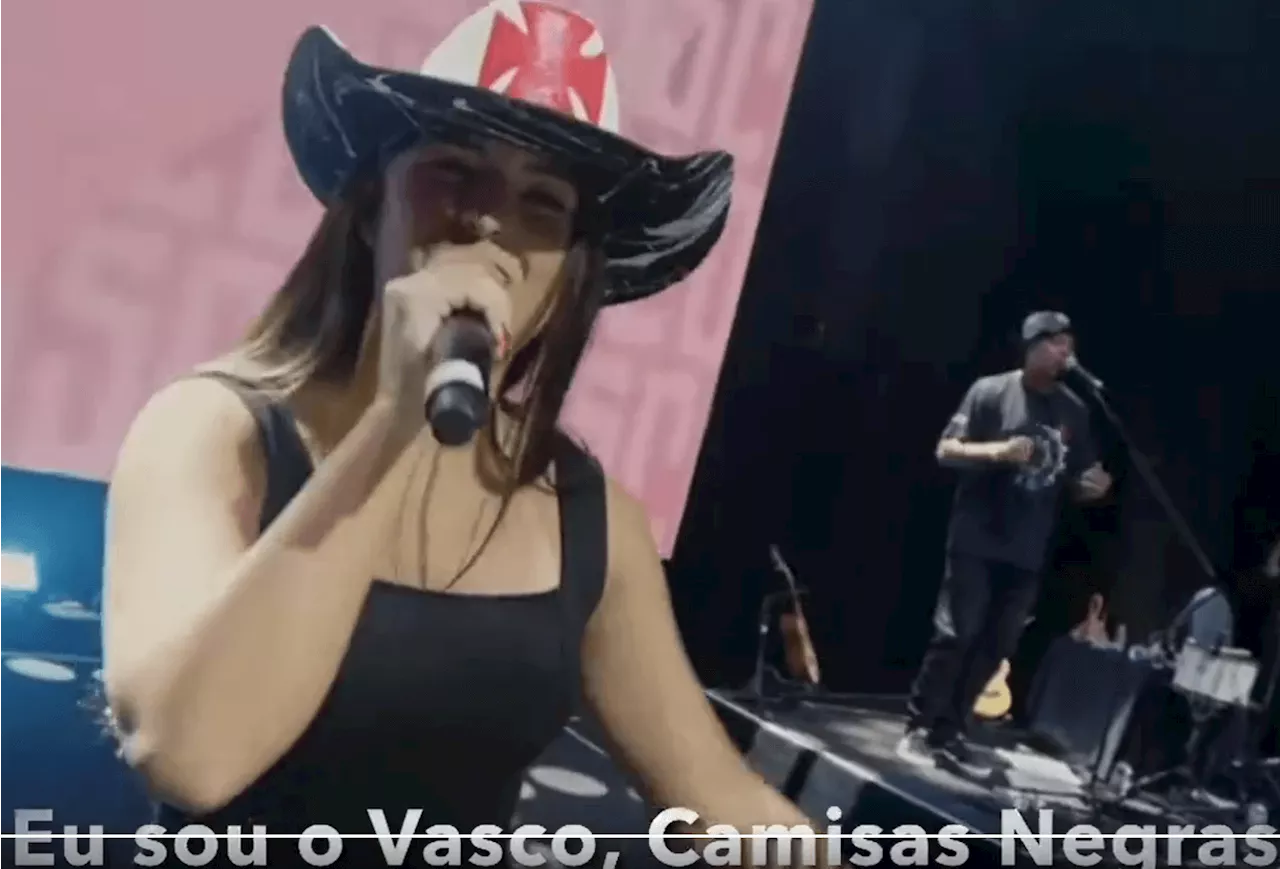 Vasco ganha versão do sucesso sertanejo 'Evidências' em festa de aniversário; veja vídeo