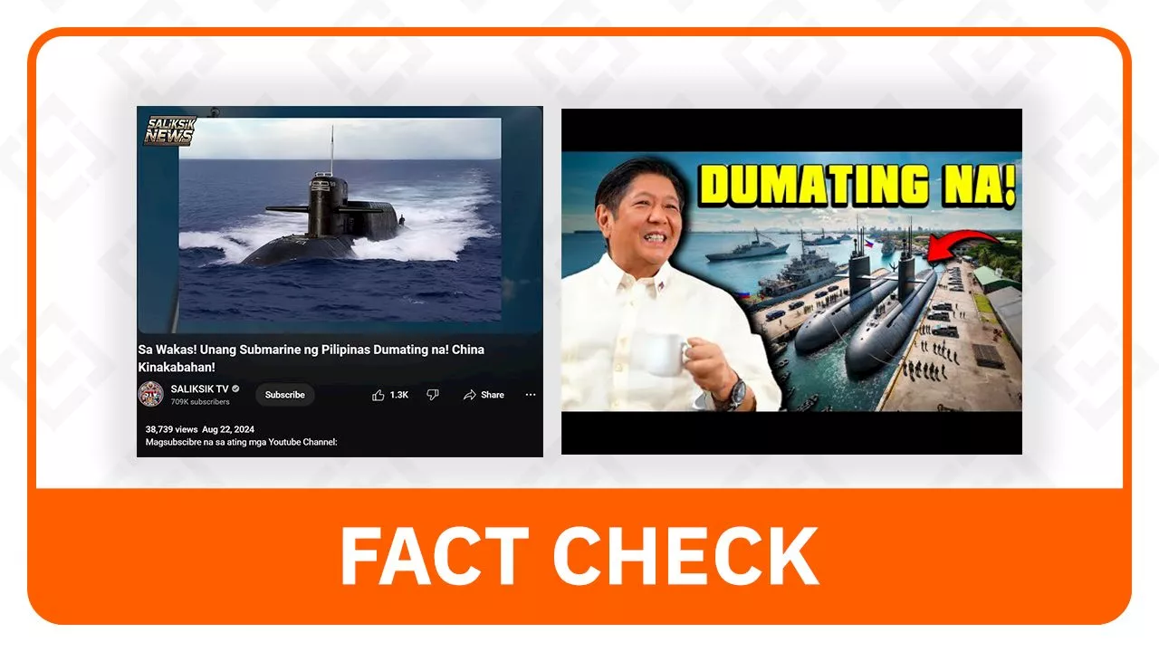 FACT CHECK: Gov’t yet to provide info on approved submarine purchase