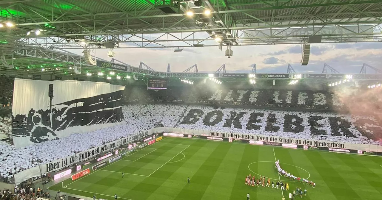 Gladbach: Große Choreo - Kramer und Schippers sagen 'Tschüss'