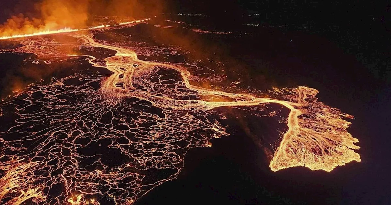 Wieder ein Vulkanausbruch auf Island in Reykjavik