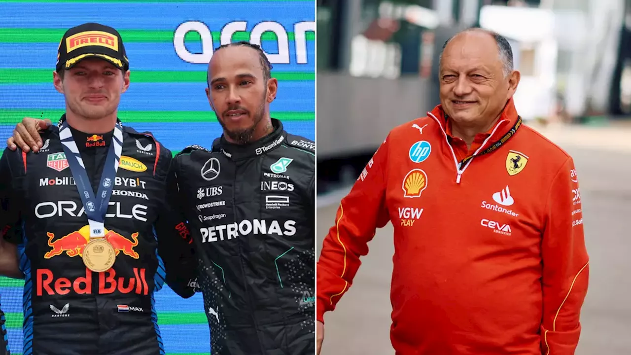 Ferrari chief gives telling answer when asked why Lewis Hamilton was signed over Max Verstappen