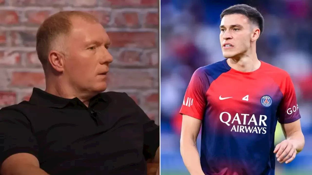 Paul Scholes names the player Manchester United should sign instead of Manuel Ugarte