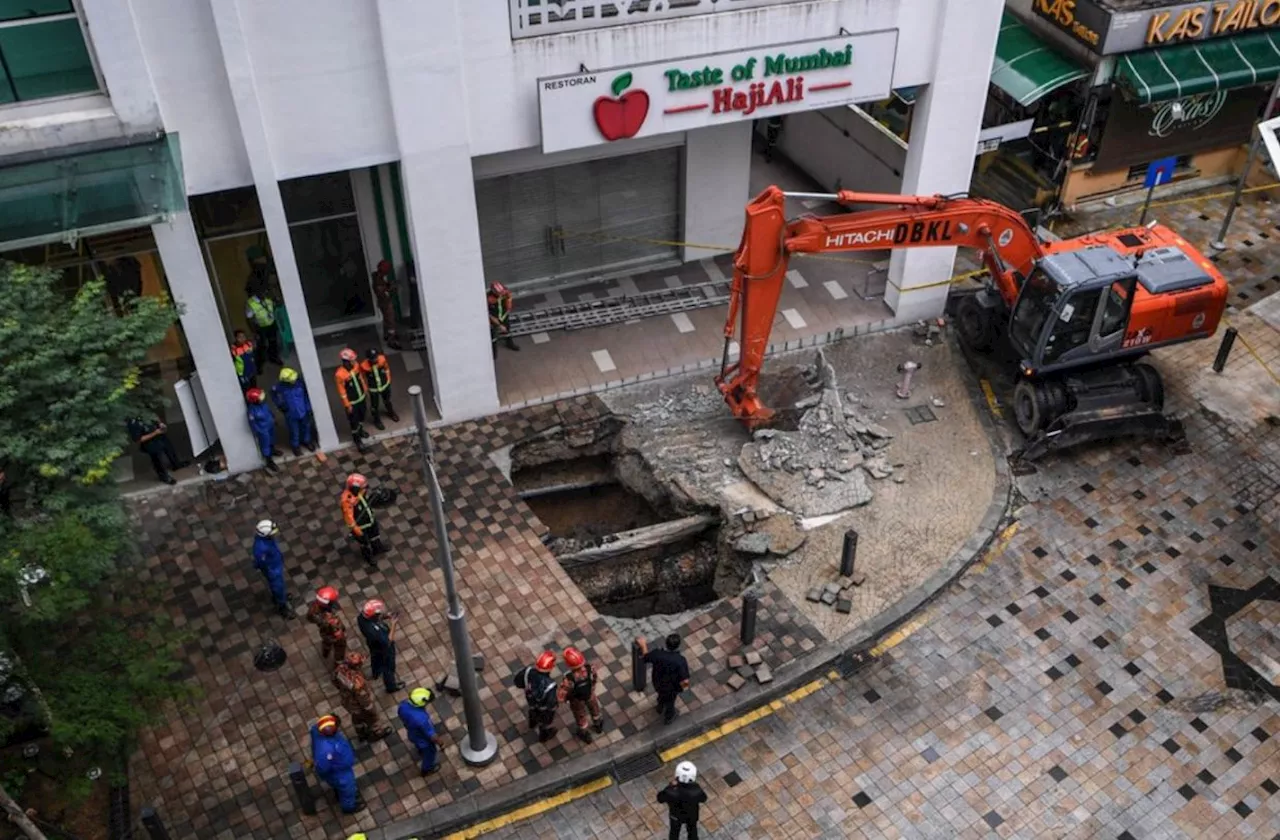 Jalan Masjid India traders worry about repeated appearances of sinkholes