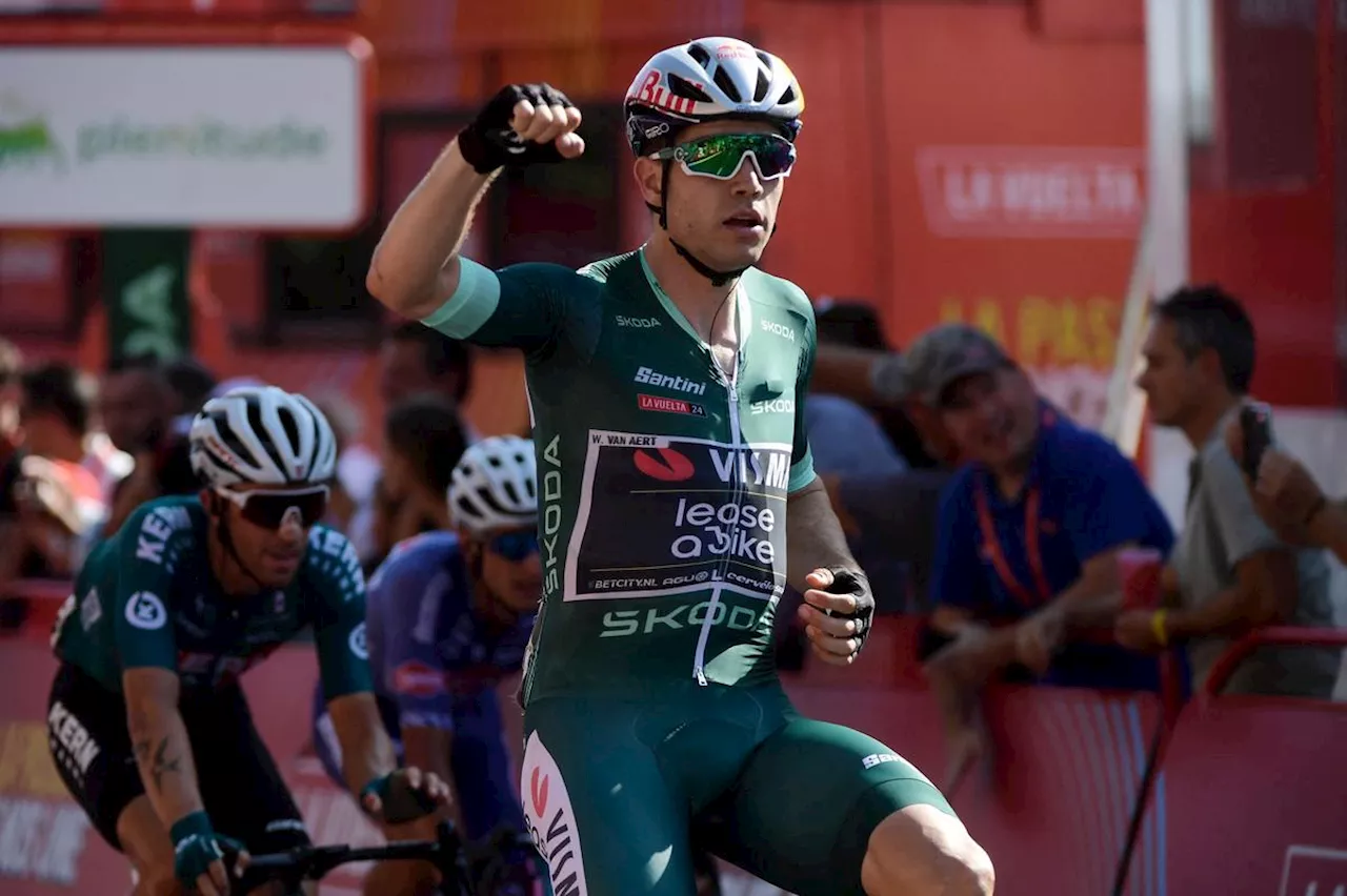 Cyclisme. Tour d'Espagne : Wout Van Aert remporte sa deuxième étape et conforte son maillot vert