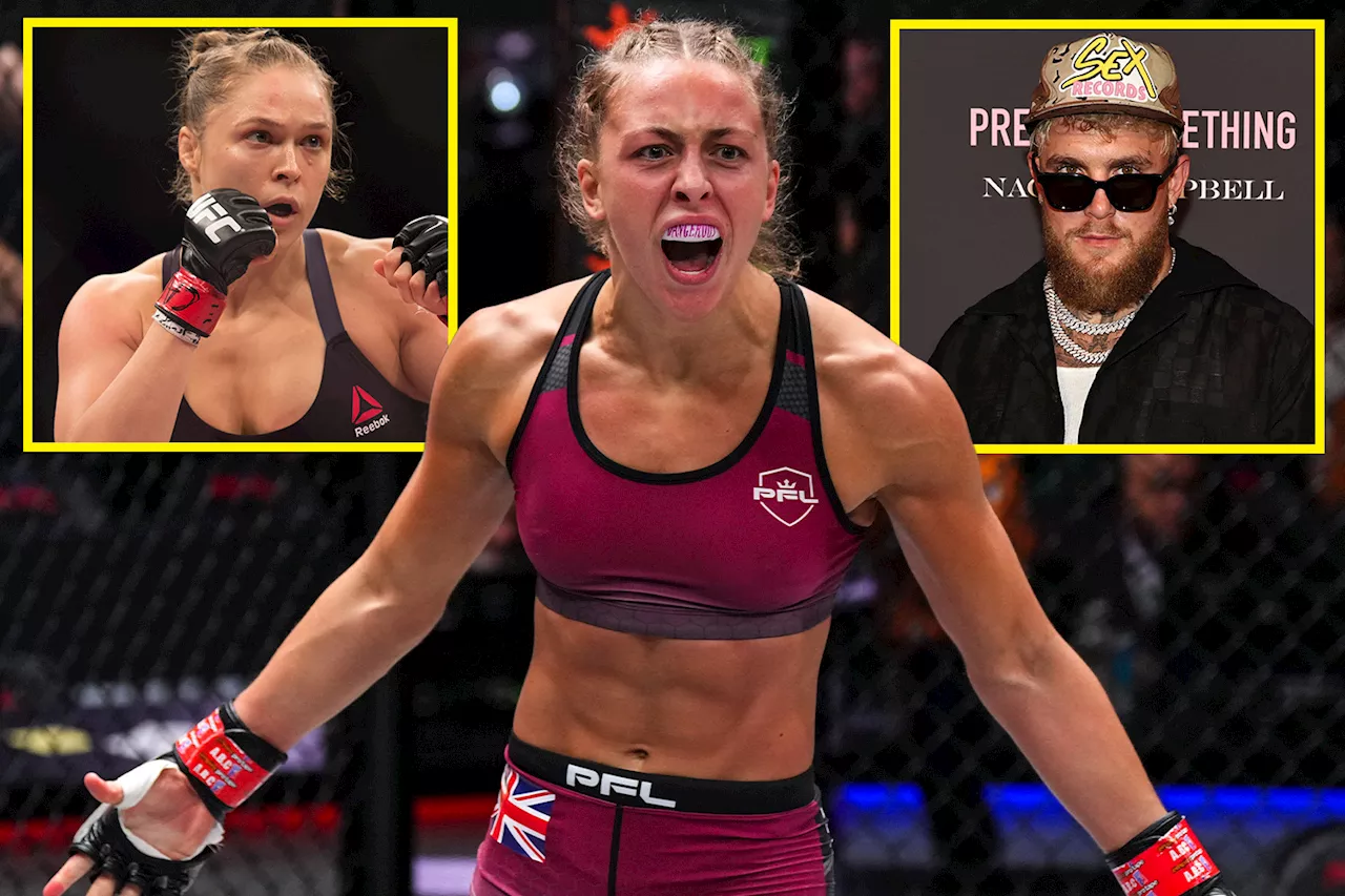 Jake Paul’s ‘next MMA superstar’ tipped to be bigger than Ronda Rousey by former PFL champion...