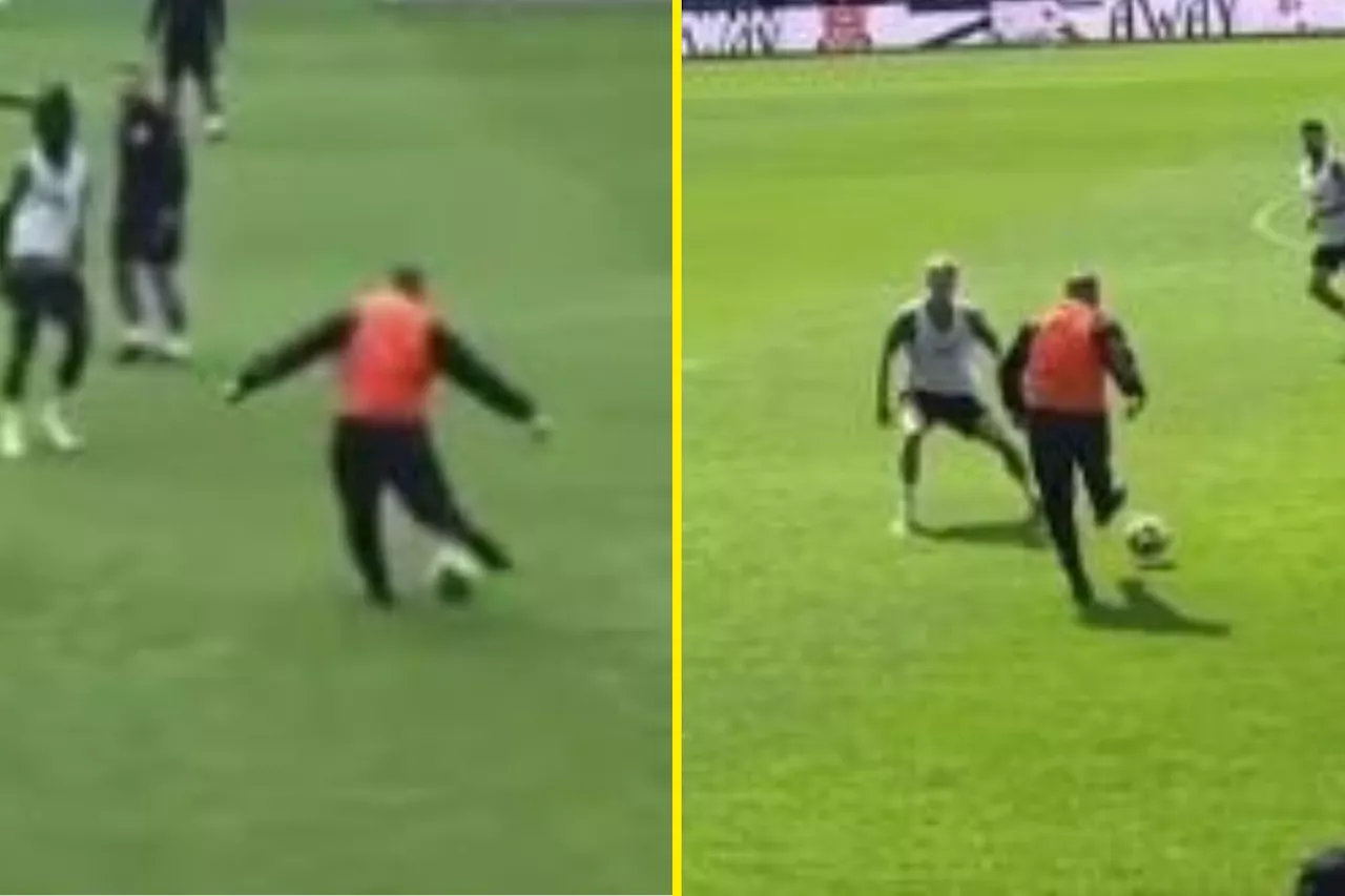 Wayne Rooney shows he’s still got it in stunning footage from Plymouth open training...