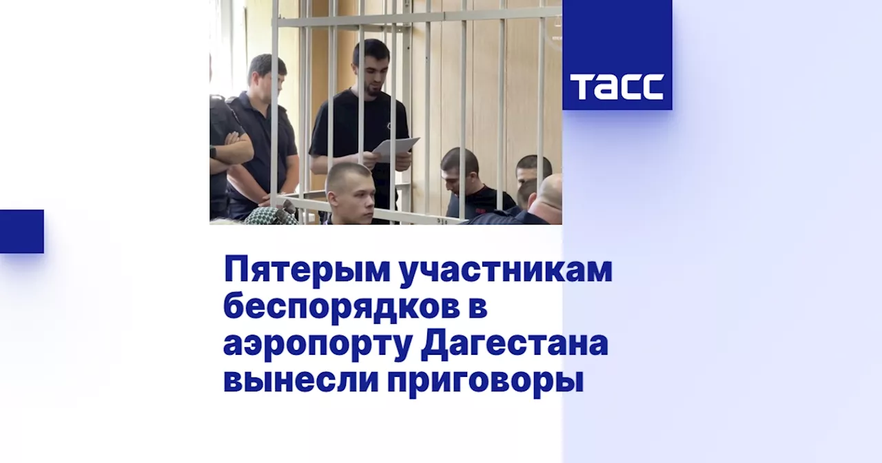 Участников беспорядков в аэропорту Дагестана приговорили к лишению свободы