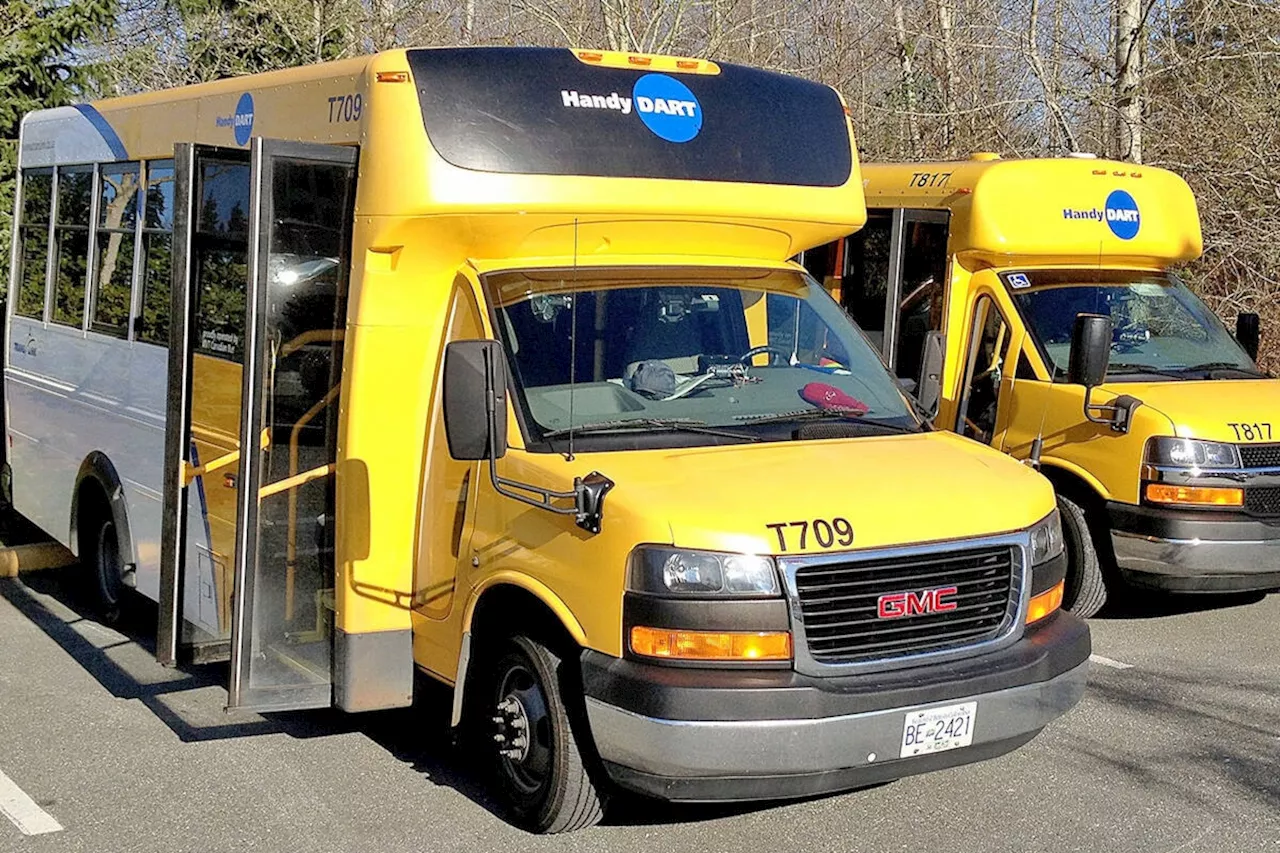 B.C.’s TransLink warns of HandyDART disruption with workers poised to strike