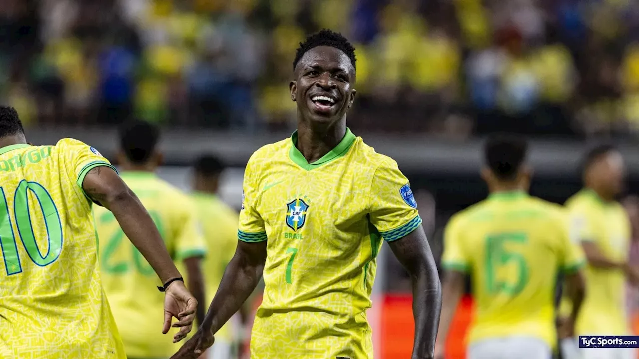 Con Vinicius y varias promesas, la lista de Brasil para la doble fecha de Eliminatorias